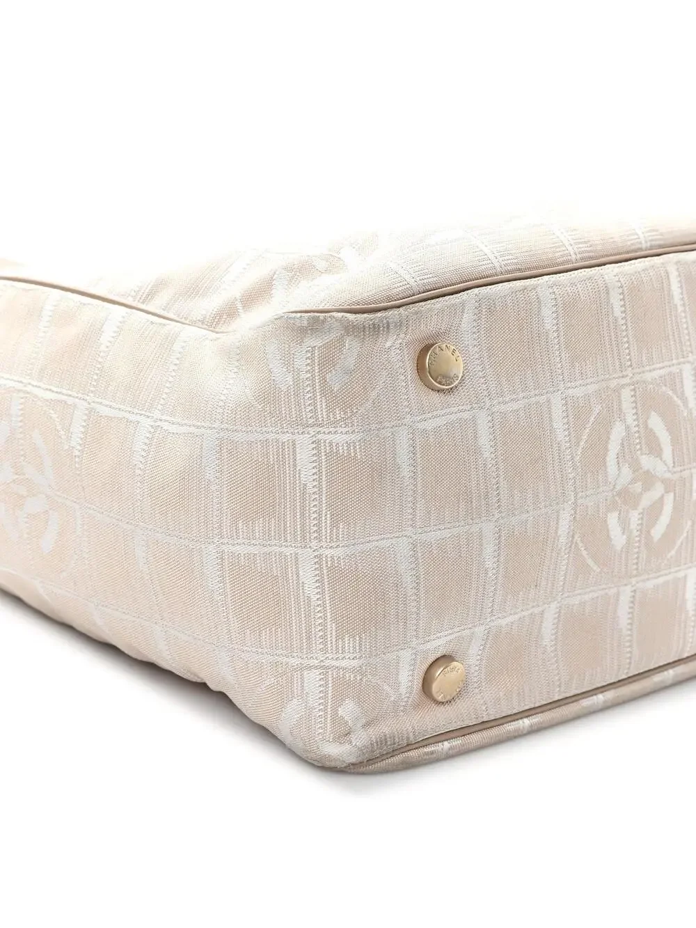 Chanel Nylon Small Travel Tote Beige #301551C37B
